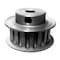 B&B Manufacturing 28XL037-6FA7, Timing Pulley, Aluminum, Clear Anodized,  28XL037-6FA7 - alternate 1